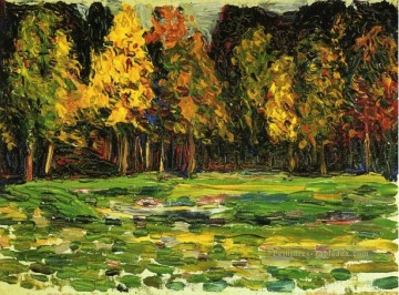 Bord de la forêt Wassily Kandinsky Peinture à l'huile